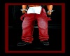 Red Baggy Jeans 