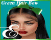 GREEN HAIR BOW ℰ