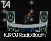 KJR DJ Radio Booth