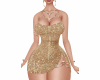 Sexy Dress Gold