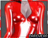 Latex Bodysuit Red v2