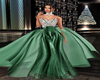 HOLIDAY GREEN BALLGOWN