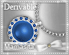 [M]Blue Pendant Necklace