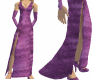 Purple Velvet long gown