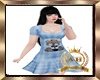 Pregnant Dress Blue