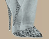 Blue Thigh High Boots