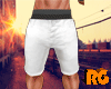 | White Slim Shorts |RG