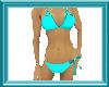 RoseCross Bikini in Teal