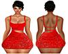 Red Glitter Dress