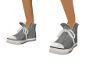 lil Silver Grey Kicks