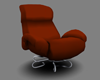 Brick Red Suede Chair