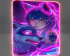 Girl wolf Art - Coutout