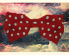 Red Polka Bowtie - M