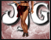 JjG Red Gothic Emo Skirt
