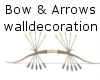Bow&arrow walldecoration
