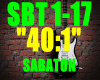 /40:1 - SABATON/
