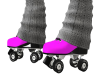 Pink Roller Skate w Sock
