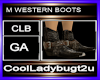 M WESTERN BOOTS
