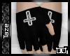 -T- Unholy Black Gloves