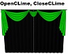 Curtains wDrapes Lime