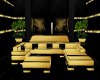 D2B~ Black n Gold Couch