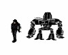 black robot
