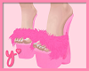 Barbie fur heels ♡