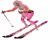 Pink Animated Skiies