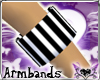 *EVE* B&W Strips Armband