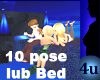 4u Blue 10 Pose Bed