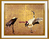 japanese art -two cranes