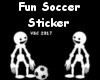 Fun Soccer Sticker