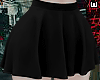 w. Black Mini Skirt