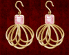 (KUK)Carol earrings pink