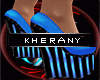 Kher~Wedge Blue Kherany