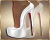 luxury white heels 