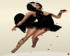 Floating Dark Angel Black Dress Wings