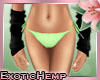 E! Bikini Bottoms: Green