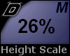 D► Scal Height *M* 26%