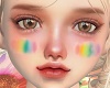 rainbow face  paint