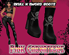 Skull N Sword Boots