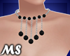 MS Glamour Necklace Blac