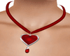 Heart Ribbon Necklace