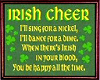Irish Cheer Wall Haging