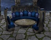 Camelot stone sofa blue
