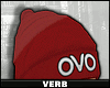 V/ OvO::. Beanie Red
