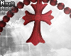 ♱ cross necklace