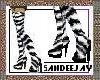 Wild Side Zebra Thigh Hi