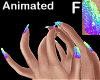 starry rainbow nails ANI