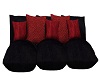 Red&Black Pillow Couch
